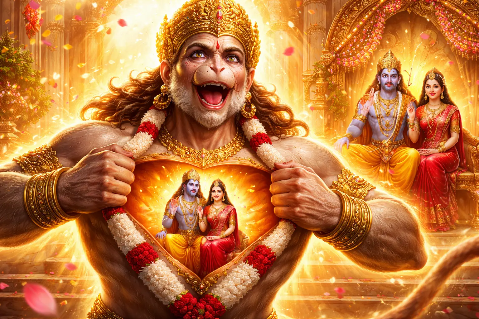 Hanumanji's eternal devotion to Shri Ramji